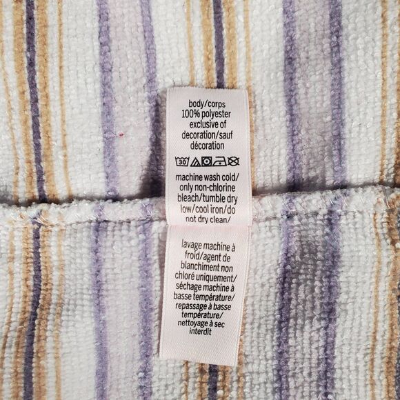 NEW Victoria’s Secret Packable Floral Stripe Beach Towel Blanket 2 in 1 Backpack - Picture 8 of 11